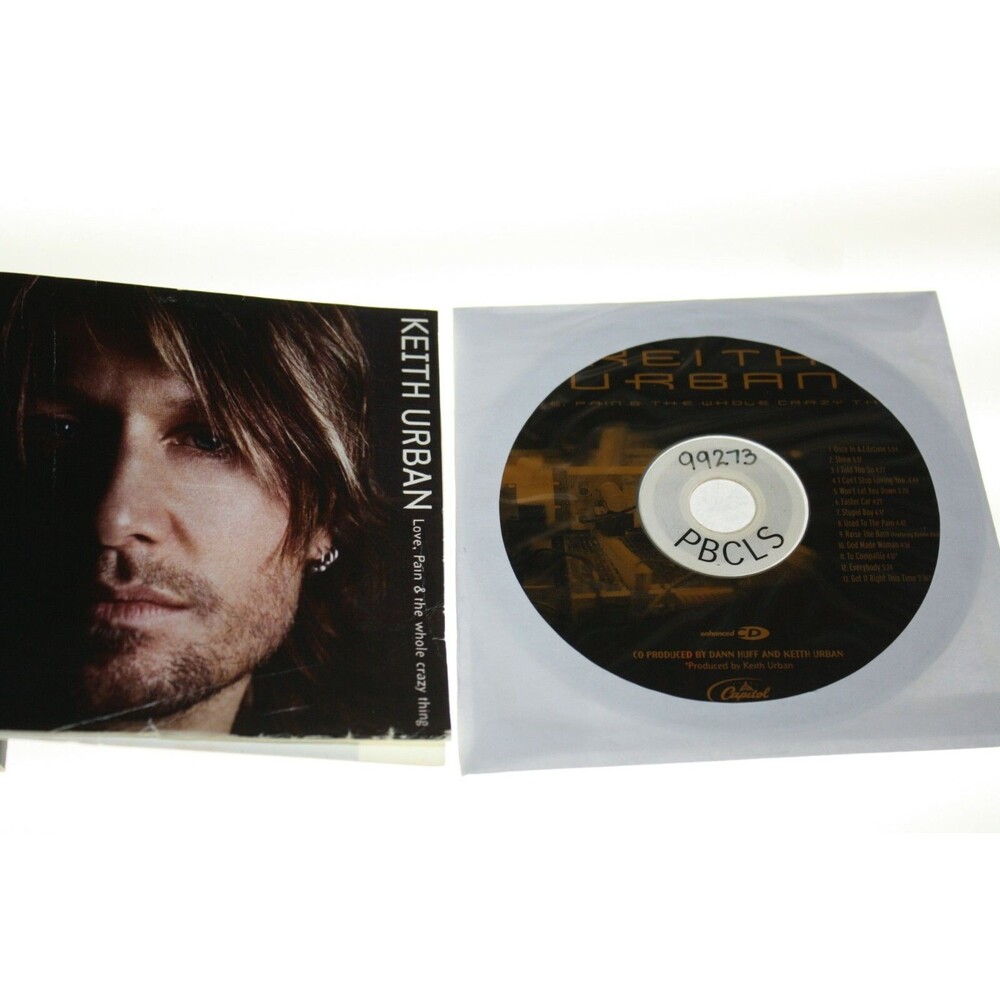 KEITH URBAN LOVE PAIN & THE WHOLE CRAZY THING CD ACCEPTABLE